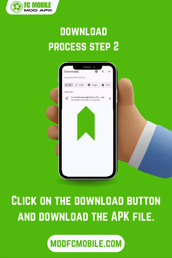 FC Mobile MOD APK Game Download Process Step 2